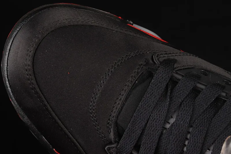 All categories Air Jordan Jordan series basketball shoes Air Jordan 5 Air Jordan 5 Satin Bred AJ5 Joe 5 black and red silk 3M reflective basketball shoes 136027-006